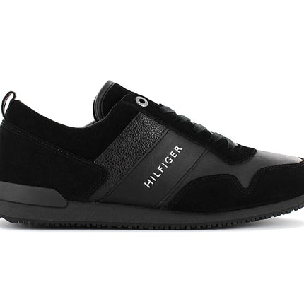 Tommy Hilfiger Iconic Leather Suede - Zapatillas Hombre Negro FM0FM00924-990