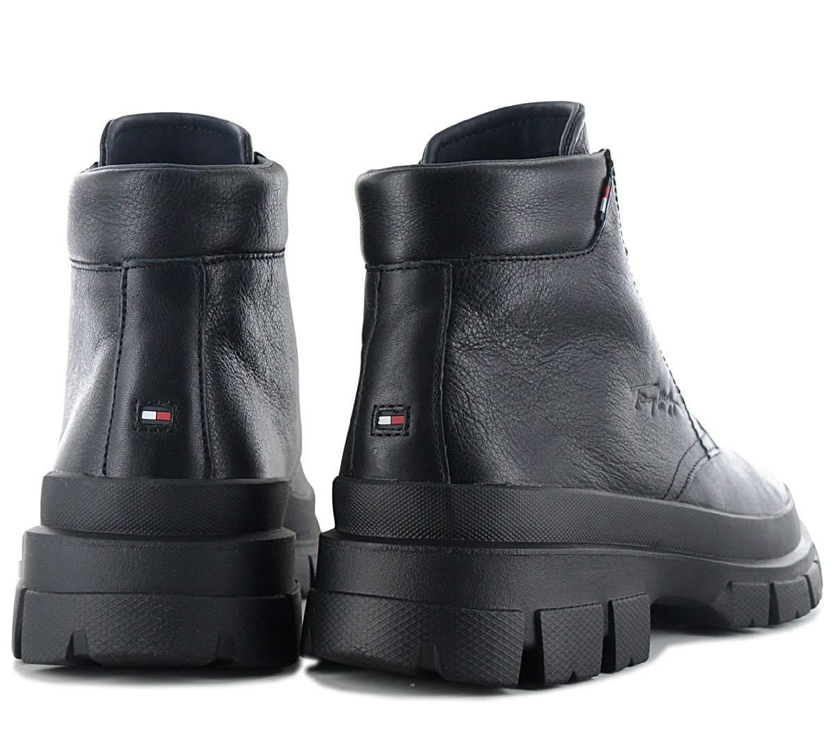 Tommy Hilfiger Warm Chunky Leather Hybrid Boot Herren Stiefel Leder