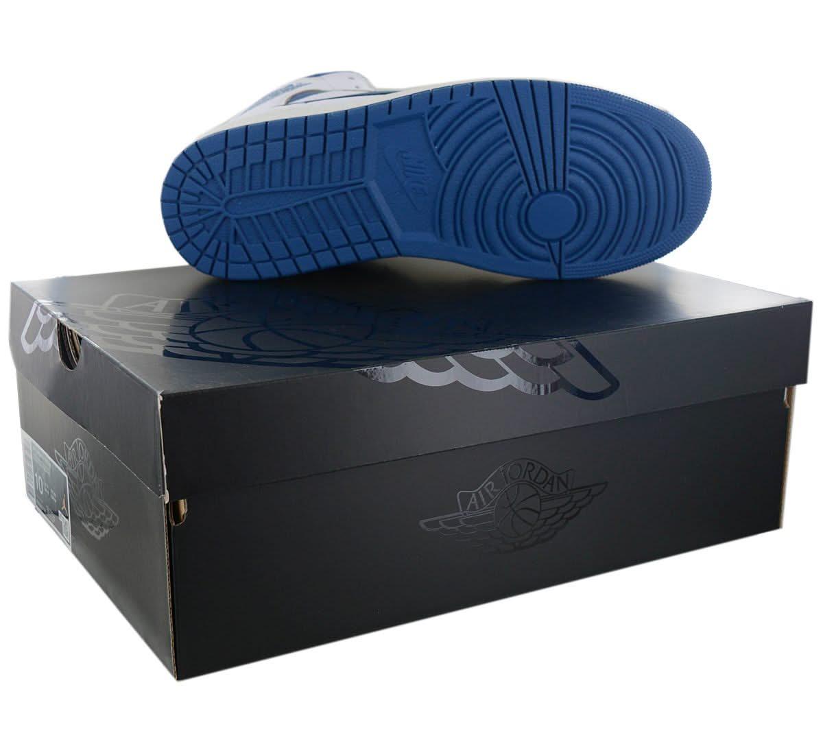 Air Jordan 1 Mid - Herren Sneakers Schuhe Leder Weiß - Blau FN5215 - 141 - Brandstyle24