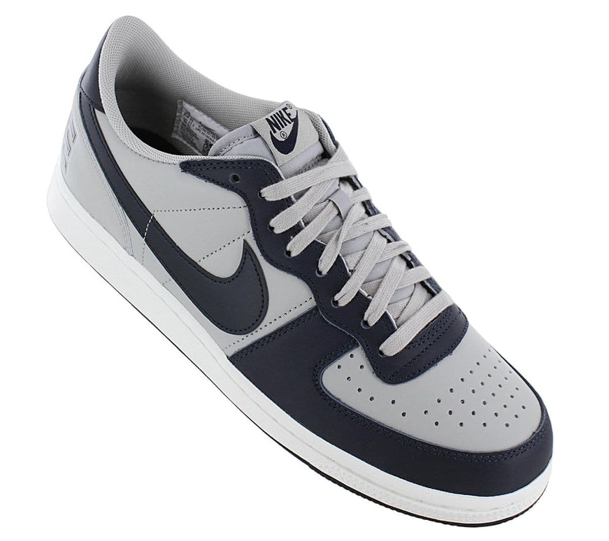 Nike Terminator Low - Georgetown - Men's Sneakers Shoes Leather Grey-Blue FN6830-001