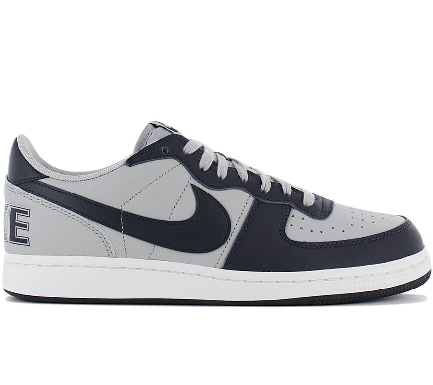 Nike Terminator Low - Georgetown - Men's Sneakers Shoes Leather Grey-Blue FN6830-001