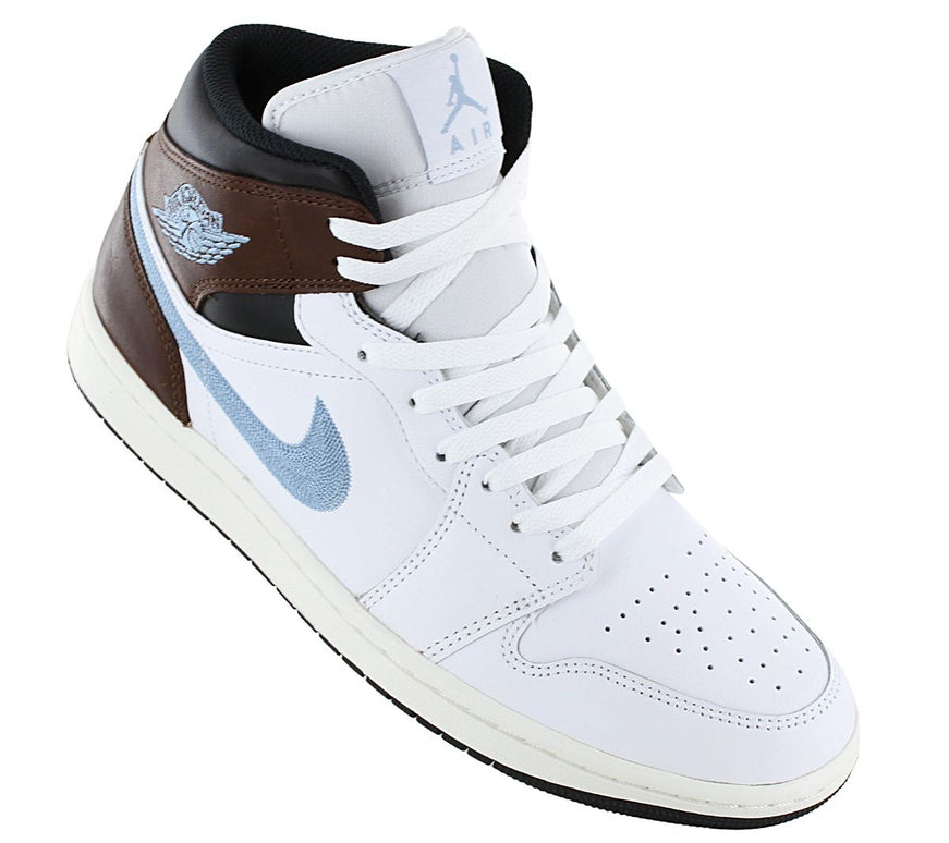 Air Jordan 1 Mid SE - Zapatillas de baloncesto para hombre Cuero Blanco FQ7831-142