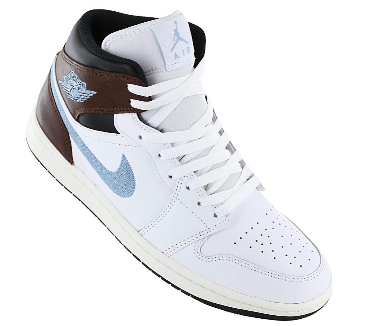 Air Jordan 1 Mid SE - Herren Sneakers Basketball Schuhe Leder Weiß FQ7831 - 142 - Brandstyle24