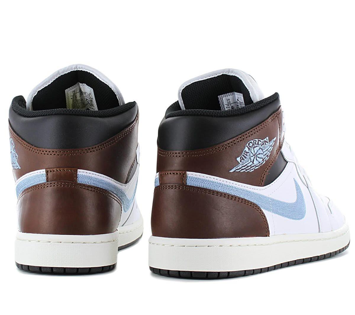 Air Jordan 1 Mid SE - Herren Sneakers Basketball Schuhe Leder Weiß FQ7831 - 142 - Brandstyle24