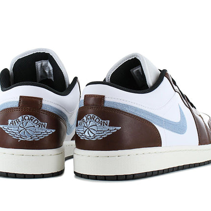 Air Jordan 1 Low SE - Men's Sneakers Shoes Leather White-Brown FQ7832-142