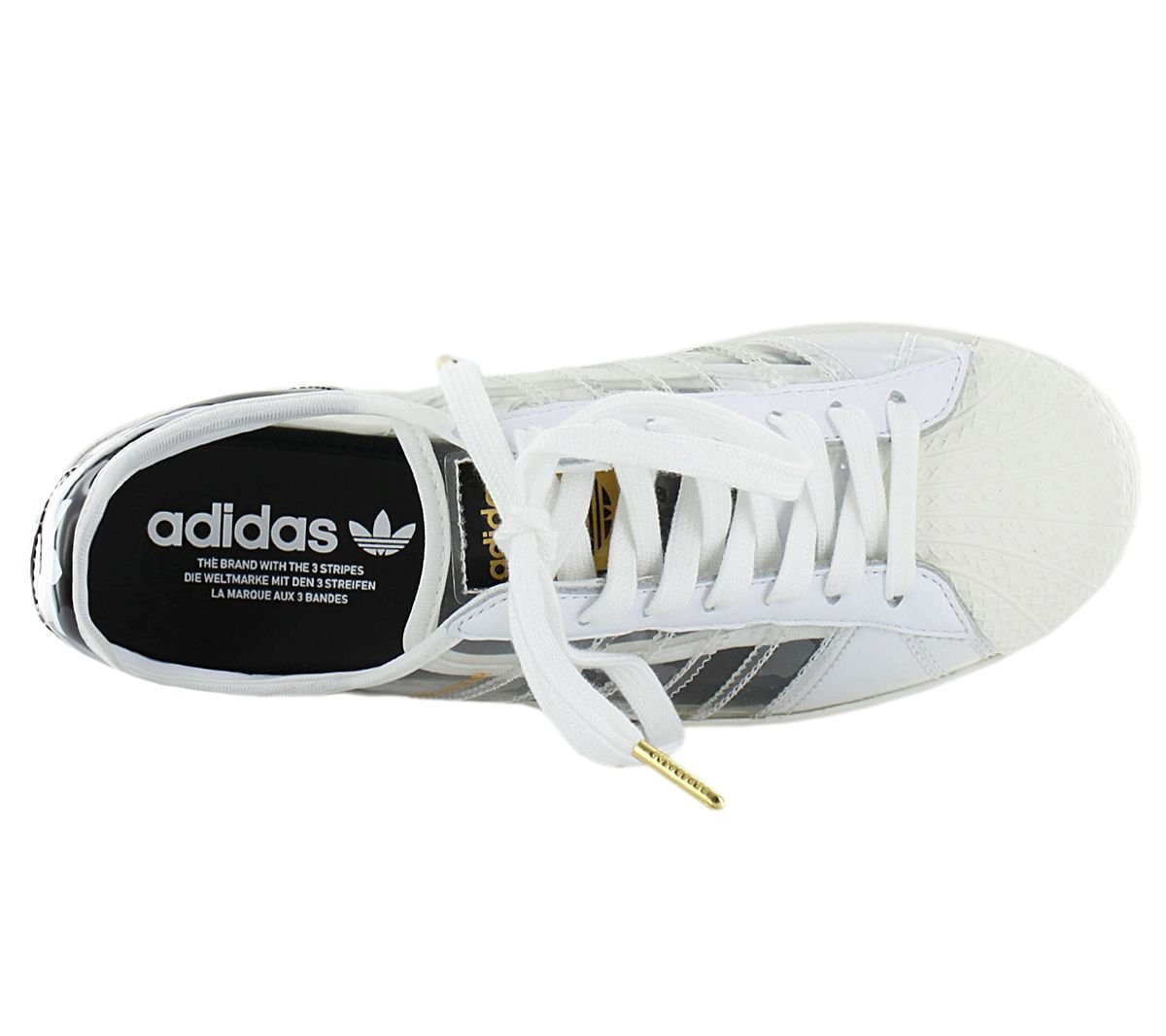 adidas Originals Superstar Bold W Women's Shoes White-Transparent FV