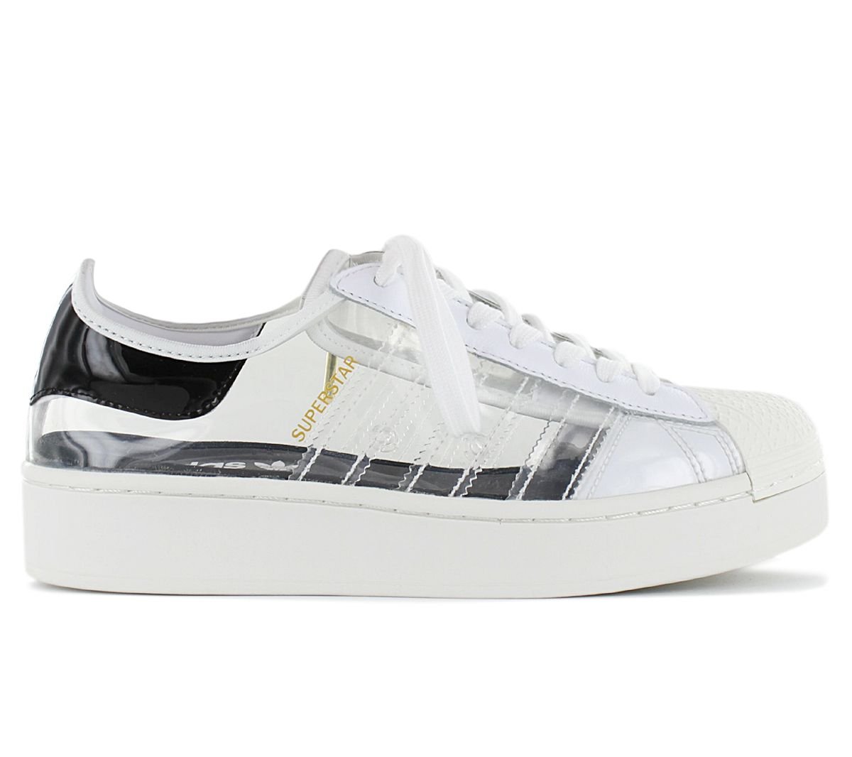 adidas Originals Superstar Bold W - Damen Schuhe Weiß - Transparent FV336 - Brandstyle24