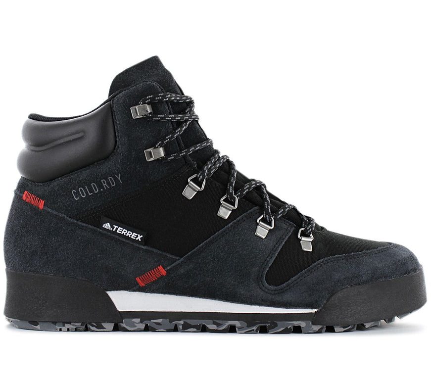 adidas TERREX Snowpitch COLD.RDY - Stivali invernali da uomo, stivali da esterno, neri FV7957