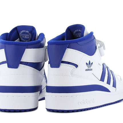 adidas Originals Forum Mid - Herren Sneakers Schuhe Leder Weiß-Blau FY4976
