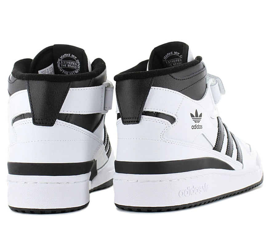 adidas Originals Forum Mid - Heren Sneakers Schoenen Leer Wit FY7939