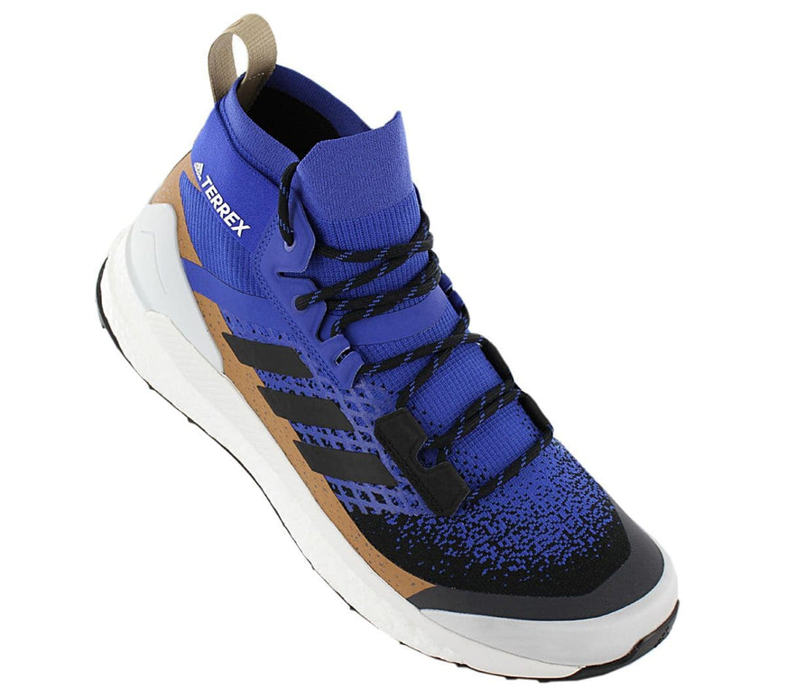 adidas TERREX Free Hiker Boost Primeblue - Chaussures de randonnée pour hommes Bleu FZ3626