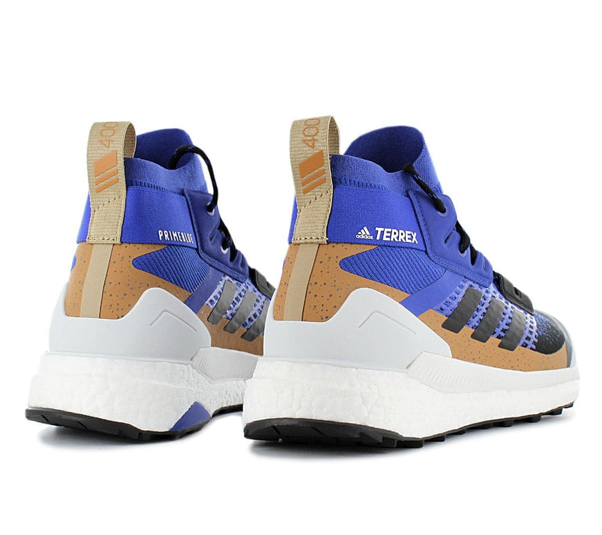 adidas TERREX Free Hiker Boost Primeblue - Zapatillas de senderismo Hombre Azul FZ3626