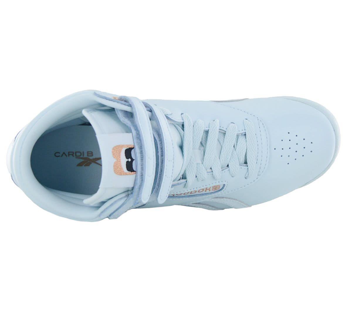Reebok x Cardi B - Freestyle F/S Hi - Damen Sneakers Schuhe Blau GV6615 - Brandstyle24