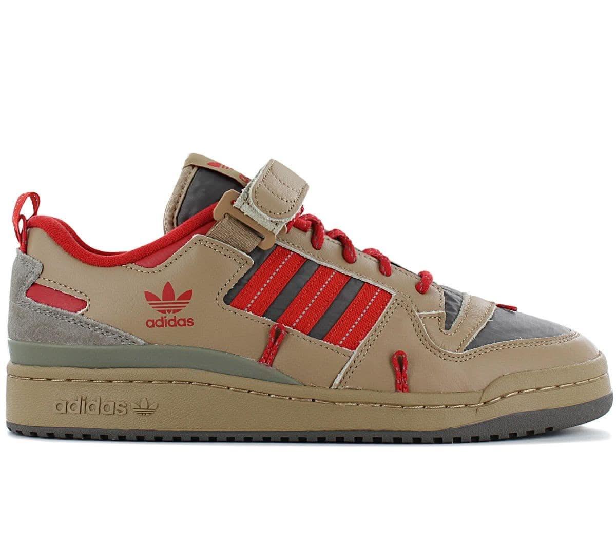 adidas Originals Forum 84 Camp Low - Cardboard Scarlet - Herren Sneakers Schuhe Leder Braun GV6785 - Brandstyle24