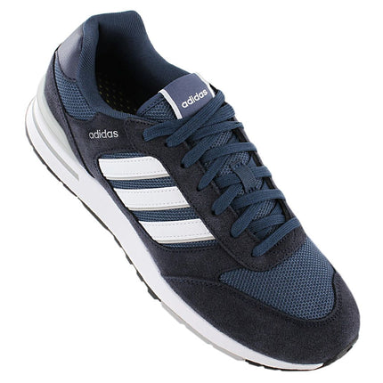 adidas Run 80s - Men's Retro Shoes Navy Blue GV7303