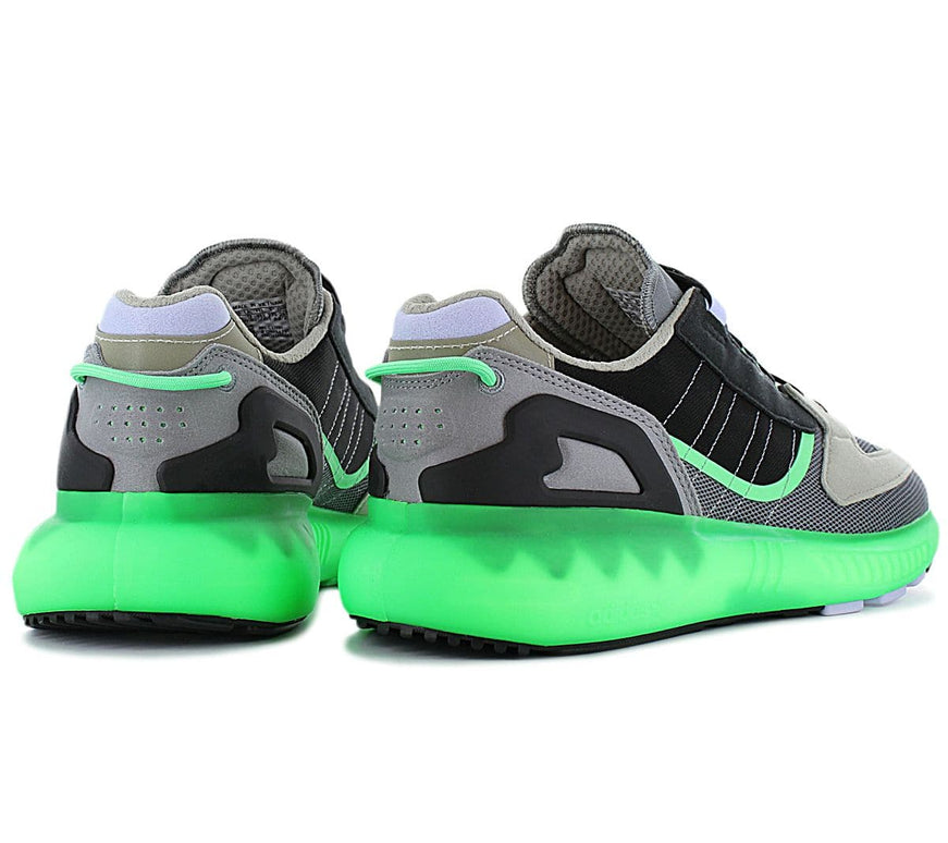 adidas Originals ZX 5K BOOST - Men's Shoes Grey-Green GV7701
