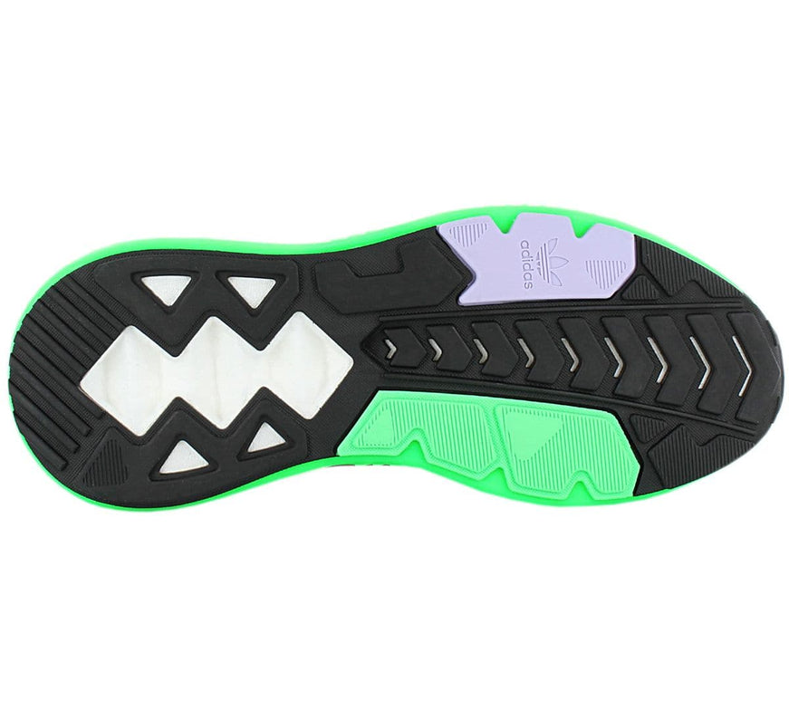 adidas Originals ZX 5K BOOST - Scarpe da uomo Grigio-Verde GV7701