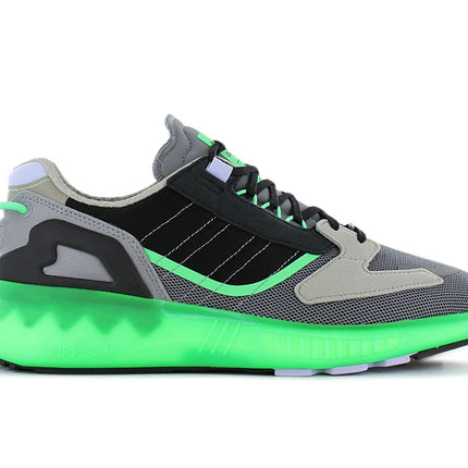 adidas Originals ZX 5K BOOST - Men's Shoes Grey-Green GV7701