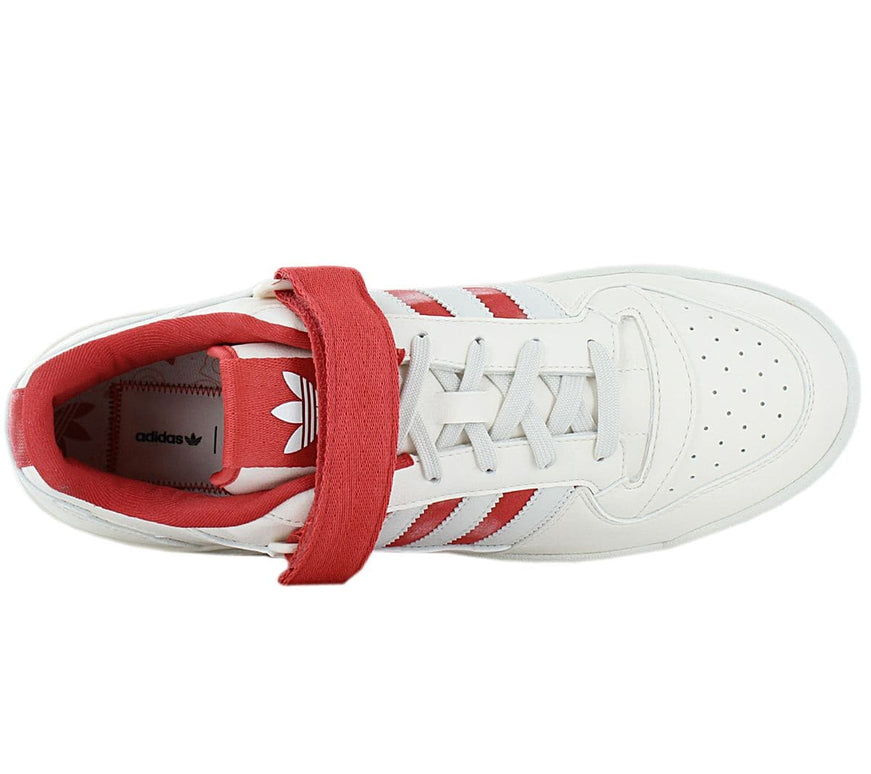 adidas Originals Forum Low - Scarpe da uomo Bianco-Rosso GW2043