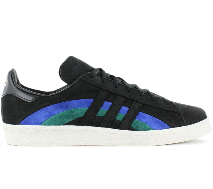 adidas x Book Works - Campus 80 - Heren Sneakers Schoenen Zwart GW3246