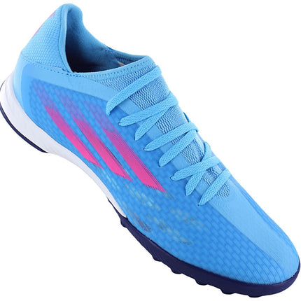 adidas X Speedflow 3 TF Turf - Chaussures de football pour hommes Gazon artificiel Bleu GW7508