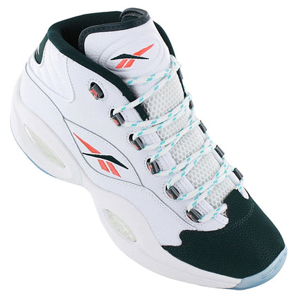 Reebok Question Mid - Heren Sneakers Basketbalschoenen Leer Wit GW8857