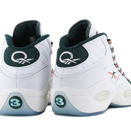 Reebok Question Mid - Heren Sneakers Basketbalschoenen Leer Wit GW8857