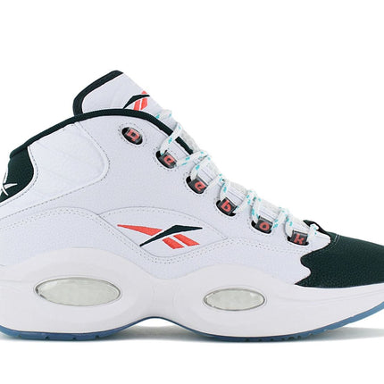 Reebok Question Mid - Heren Sneakers Basketbalschoenen Leer Wit GW8857