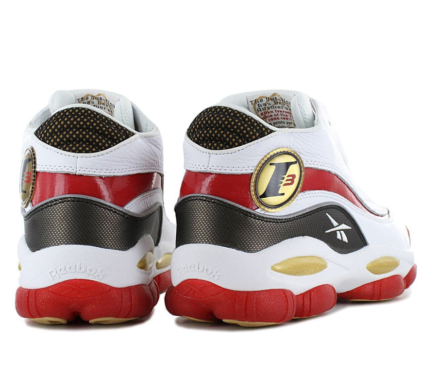 Reebok The Answer DMX - Allen Iverson - Scarpe da basket da uomo in pelle bianche GX6330