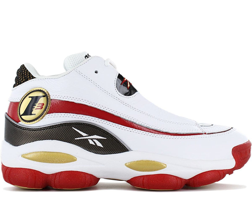 Reebok The Answer DMX - Allen Iverson - Chaussures de basket-ball pour hommes en cuir blanc GX6330