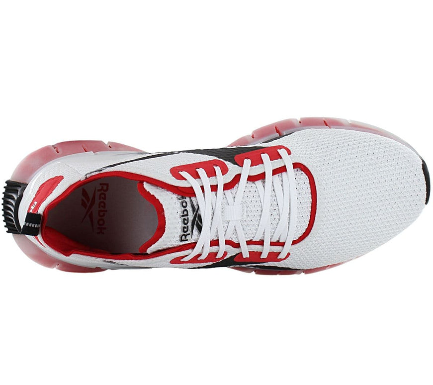 Reebok ZIG Kinetica Shadow - Chaussures Homme Blanc-Rouge GZ0188