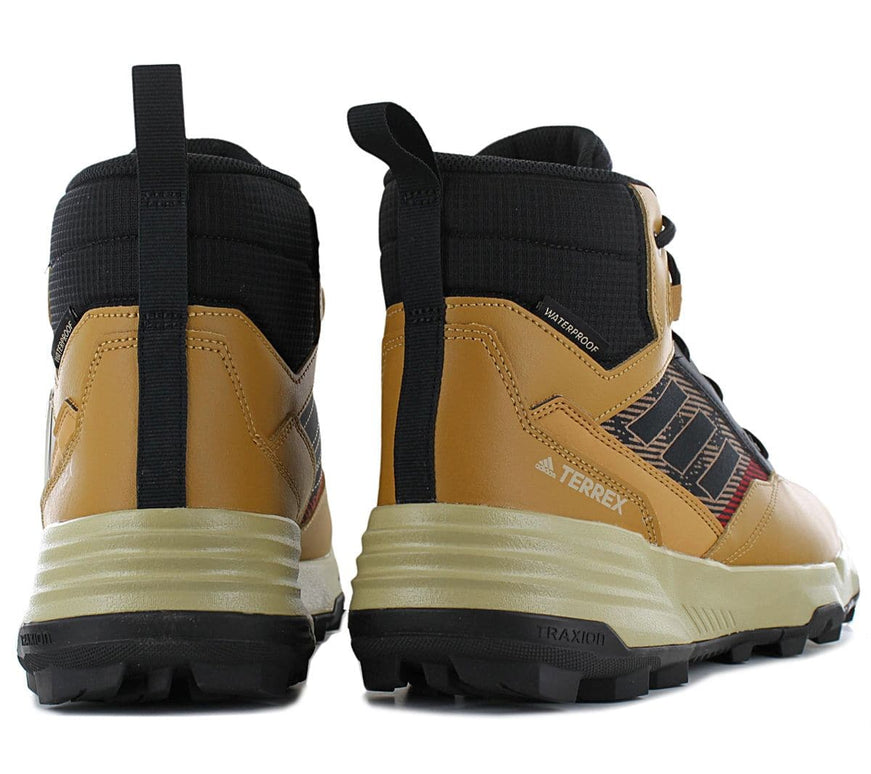 adidas TERREX Unity Leather Mid RAIN.RDY - Chaussures de randonnée pour hommes Marron GZ3970
