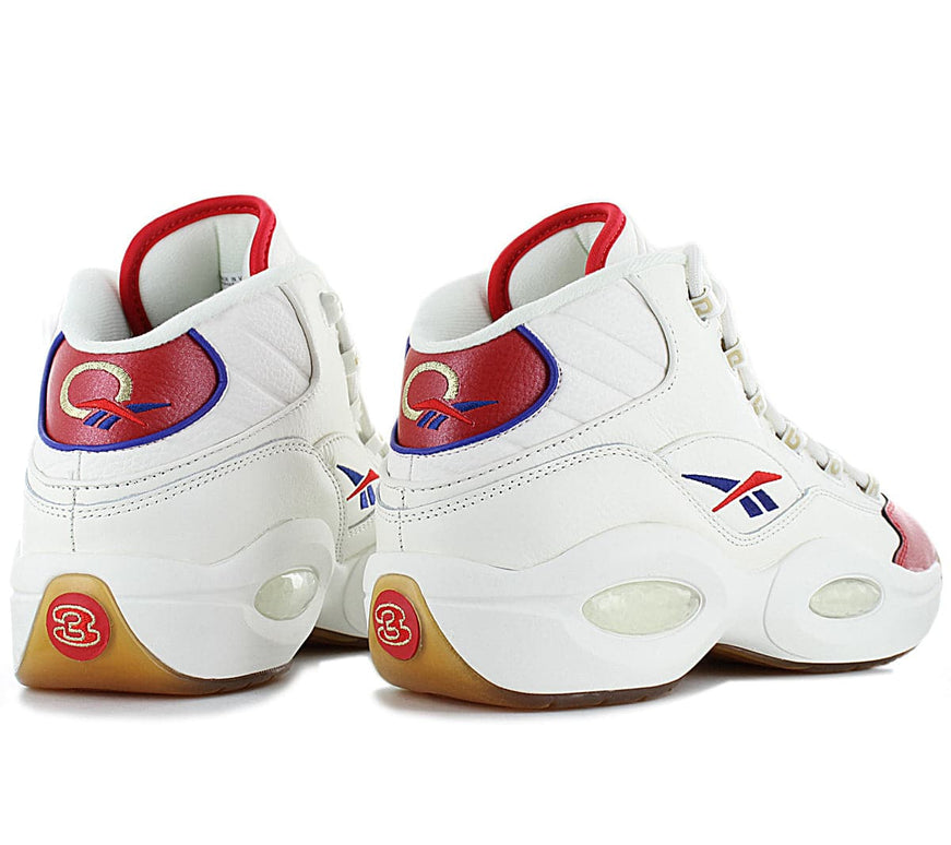 Reebok Question Mid - Men's Basketball Shoes Leather White GZ7099
