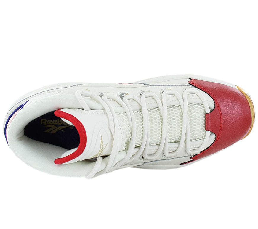 Reebok Question Mid - Chaussures de basket-ball pour Homme Cuir Blanc GZ7099