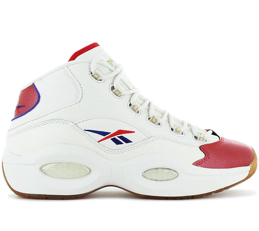 Reebok Question Mid - Men's Basketball Shoes Leather White GZ7099