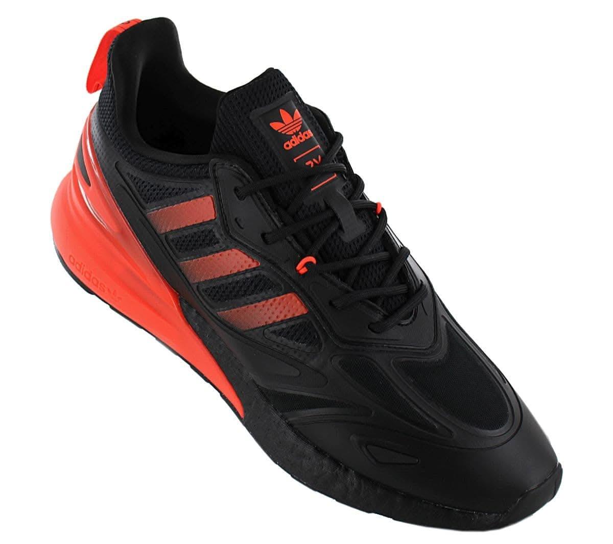 adidas Originals ZX 2K BOOST 2.0 - Herren Schuhe Schwarz - Rot GZ7735 - Brandstyle24