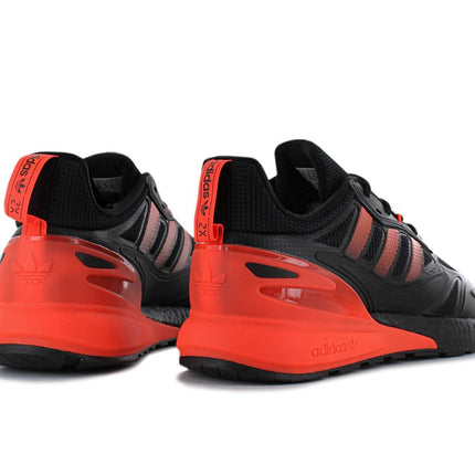 adidas Originals ZX 2K BOOST 2.0 - Herren Schuhe Schwarz-Rot GZ7735