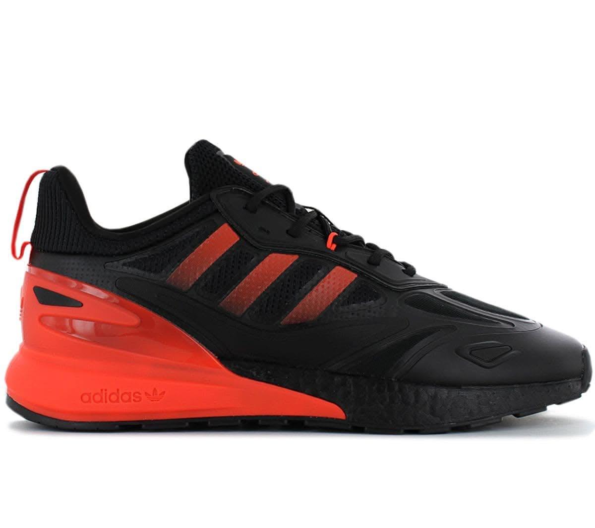adidas Originals ZX 2K BOOST 2.0 - Herren Schuhe Schwarz - Rot GZ7735 - Brandstyle24