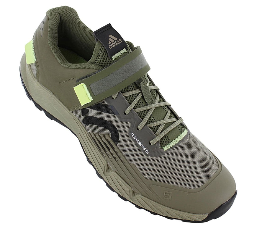 adidas FIVE TEN 5.10 Trailcross Clip-In - Mountain Bike MTB Shoes Olive Green GZ9849