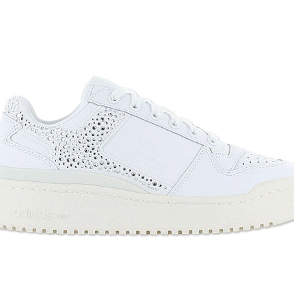 adidas Originals Forum Bold W - Sparkly Crystals - Women's Platform Shoes White H05060