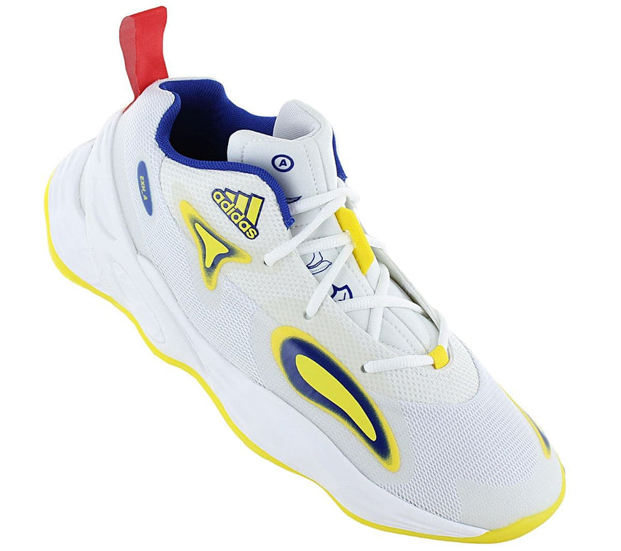 adidas Exhibit A - Chaussures de basket-ball pour hommes Blanc H69017