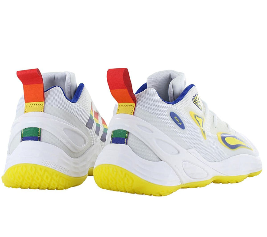 adidas Exhibit A - Chaussures de basket-ball pour hommes Blanc H69017