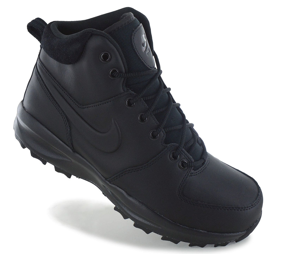Nike Manoa Leather Boots  All Black HF7095 Work Hiking Men’s  9 / Women’s 10.5 Nike Manoa Leather Boots (HF7095-001) – STNDRD ATHLETIC CO main image 3