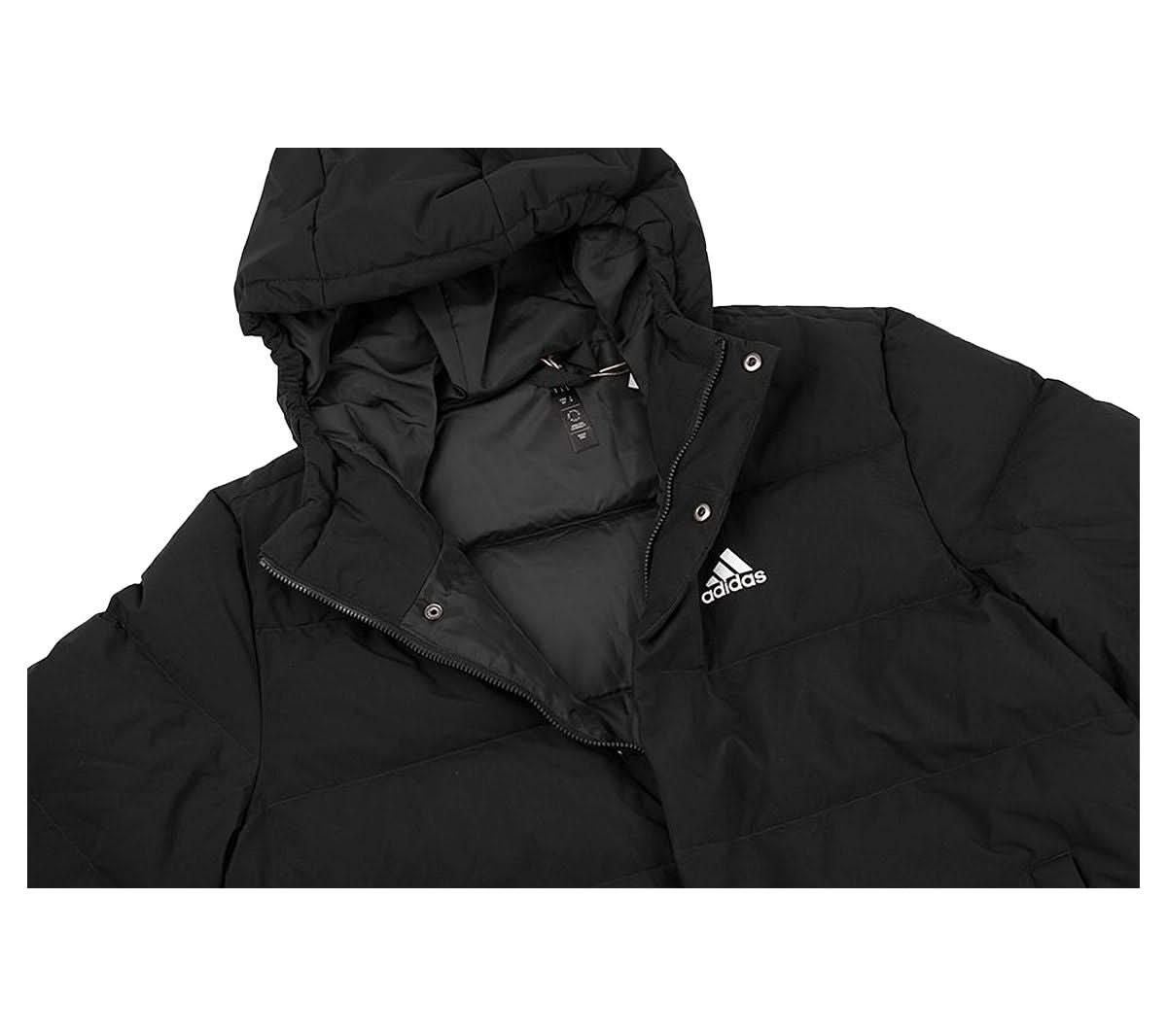 adidas Helionic Hooded Daunenjacke - Herren Jacke Schwarz HG8751 - Brandstyle24