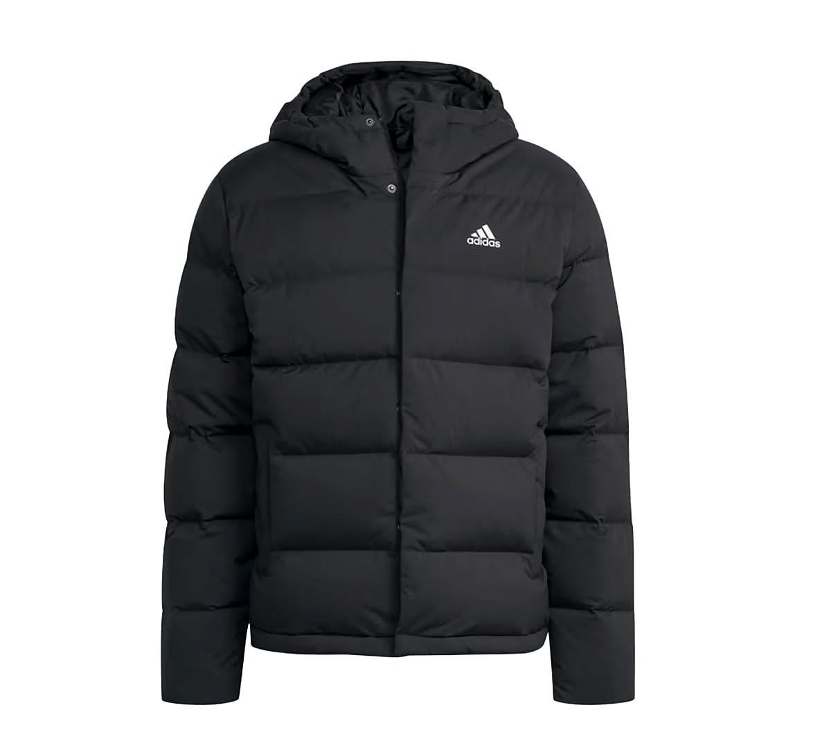 adidas Helionic Hooded Daunenjacke - Herren Jacke Schwarz HG8751 - Brandstyle24