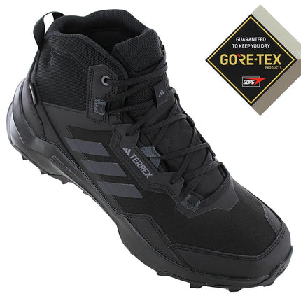 adidas TERREX AX4 Mid GTX - GORE-TEX - Men's Hiking Shoes Black HP7401