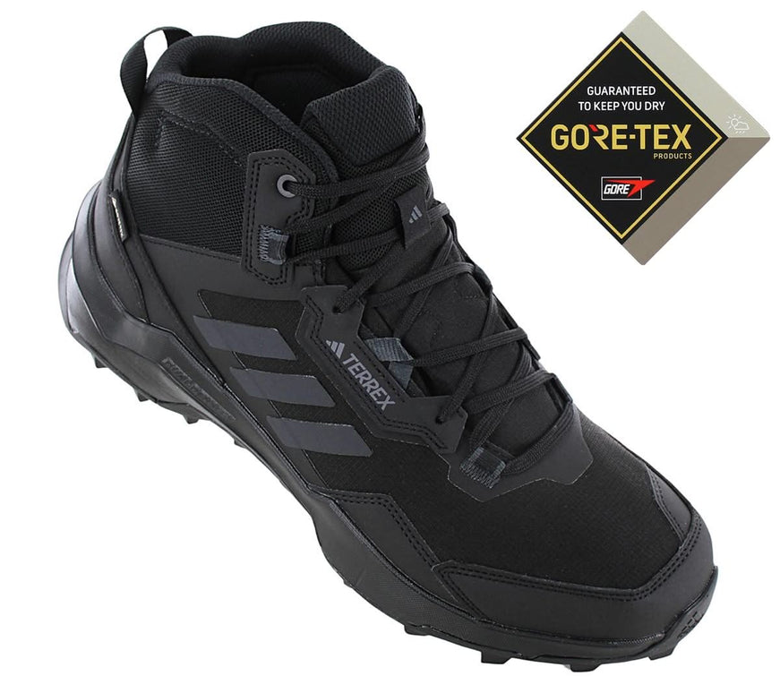 adidas TERREX AX4 Mid GTX - GORE-TEX - Men's Hiking Shoes Black HP7401