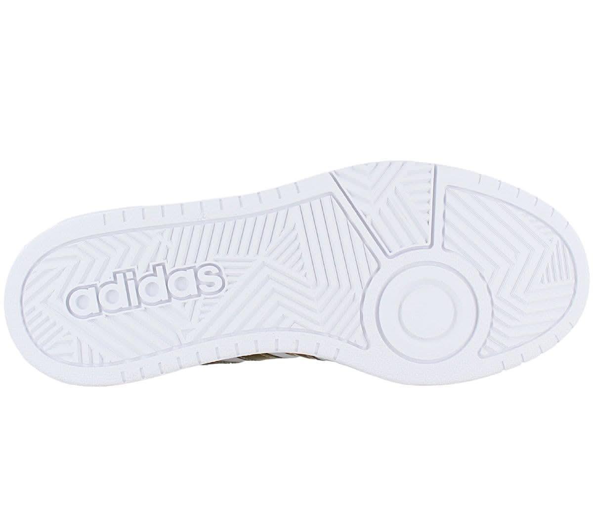 adidas HOOPS 3.0 Low - Damen Classic Schuhe Weiß - Gold HP7972 - Brandstyle24
