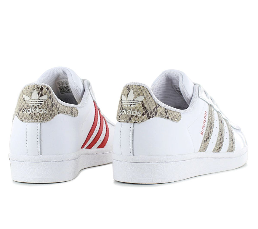 adidas Superstar W - White Snakeskin - Women's Sneakers Shoes White HQ1918