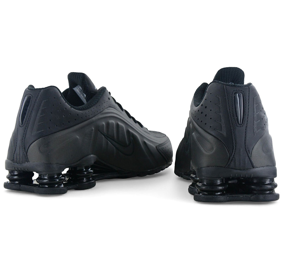 Nike Shox R4 2025 Triple Black HQ1988-001 Men\'s Athletic Sneakers Black Size 9 - Nike Shox R4 2025 Triple Black for sale online | eBay main image 4